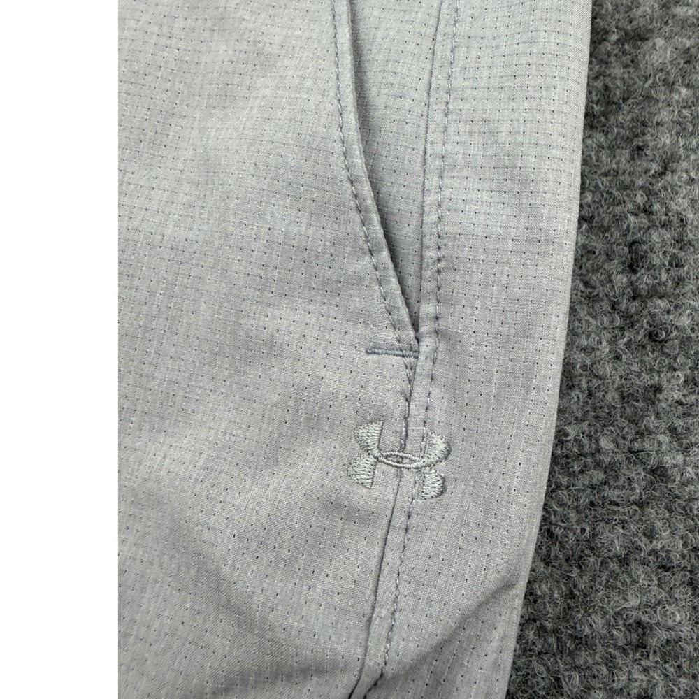 Under Armour Mens Golf Pants Gray Loose Fit Straight Leg 36x30 Athletic - Picture 3 of 8